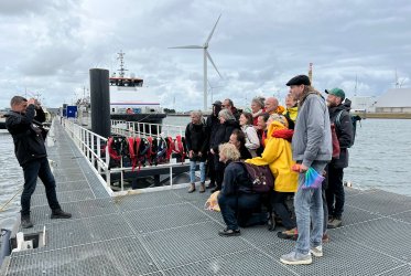 Het strand op Borkum - Strandkorf