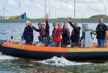 Waddenzee - Eemshaven - zon