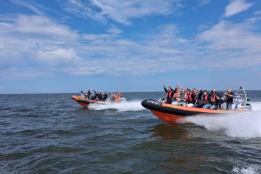 RIB varen waddenzee Groningen Borkum Eemshaven